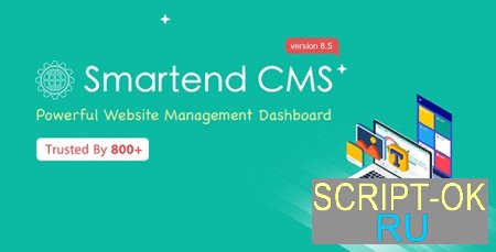 SmartEnd CMS  – панель управления администратора Laravel