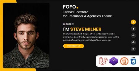Fofo v1.0.0 – Laravel визитка для фрилансера и агентства