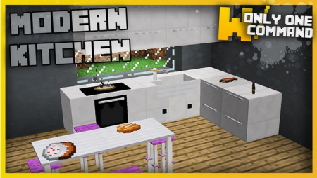 Команда Modern Kitchen — Модерн кухня на Майнкрафт 1.11.2