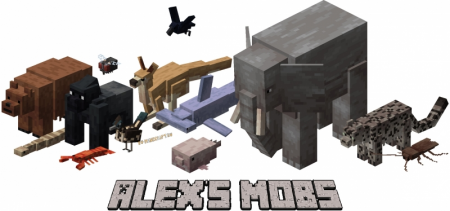 Alex's Mobs - новые реалистичные животные для майнкрафта [1.19.1] [1.18.2] [1.17.1] [1.16.5]