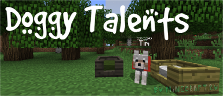 Doggy Talents - таланты, прокачка собаки [1.18.2] [1.17.1] [1.16.5] [1.15.2] [1.12.2] [1.8.9] [1.7.10]