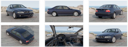 BMW 520d Sedan (E39) 2000 для BeamNG Drive