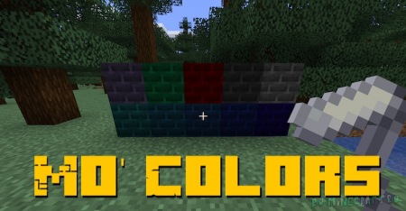 Mo' Colors - покраска блоков 1.20.1 1.19 1.18.2 1.17.1 1.16.5