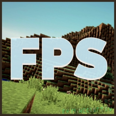 SimpleFPS - простой счетчик ФПС мод на 1.20.1 1.19.4 1.18.2 1.16.5