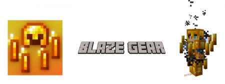 Blaze Gear - броня, оружие, инструмент из ифрита мод на 1.19.4 1.18.2 1.17.1 1.16.5